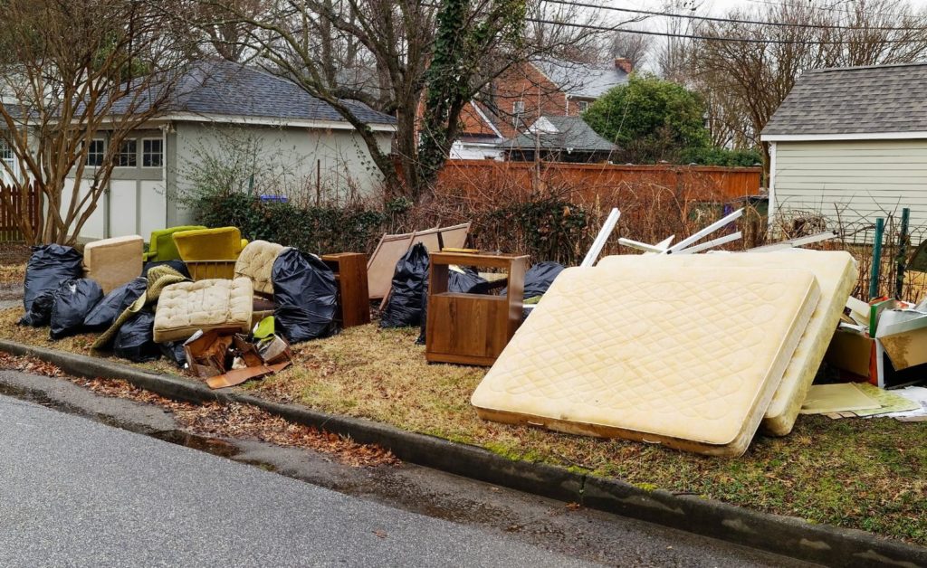 Eviction debris needs removal quickly