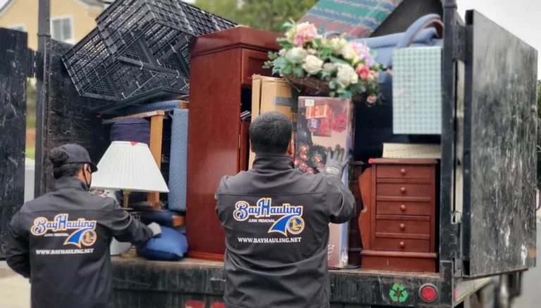 Bay Hauling Junk Removal Truck - Professional Waste Pickup Service