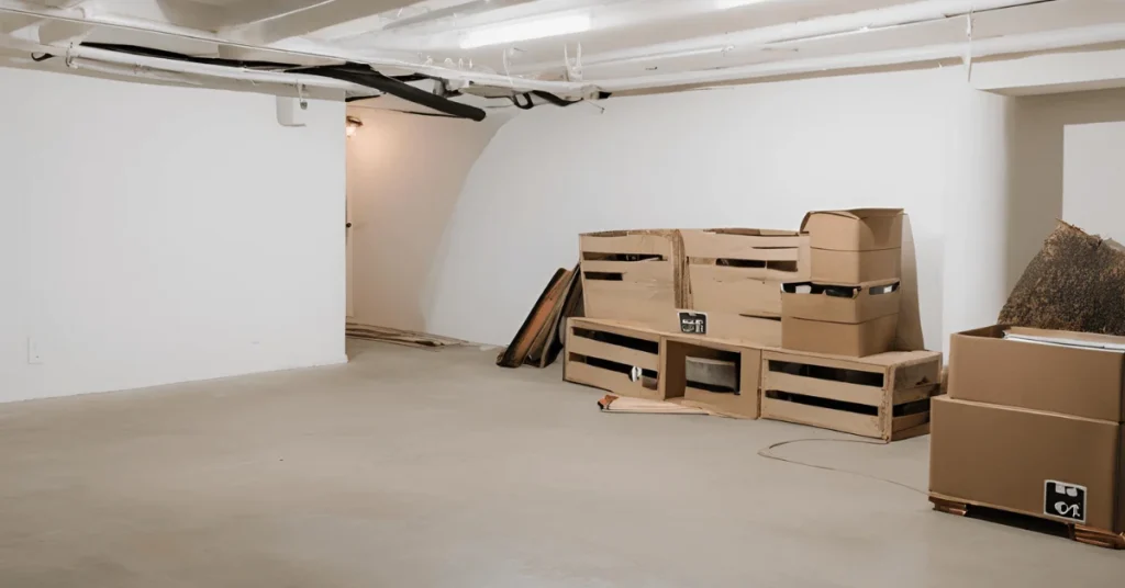 Step-by-step guide to clearing out and organizing your basement effectively.