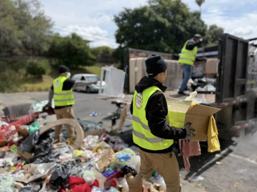 Team of Bay Hauling junk removal Basement cleanout Bay Area