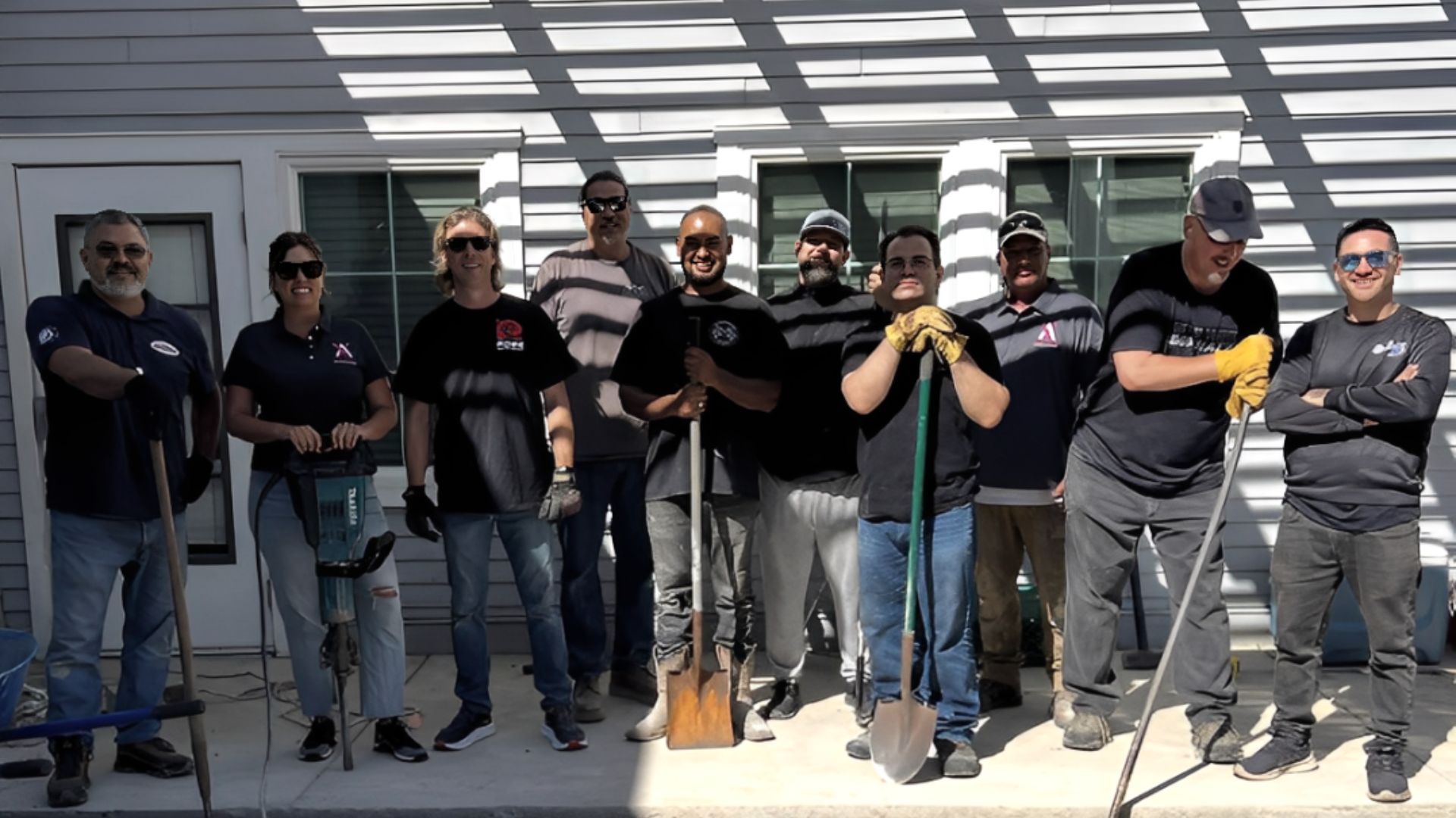 VAN members volunteering at Opportunity House Vacaville community project