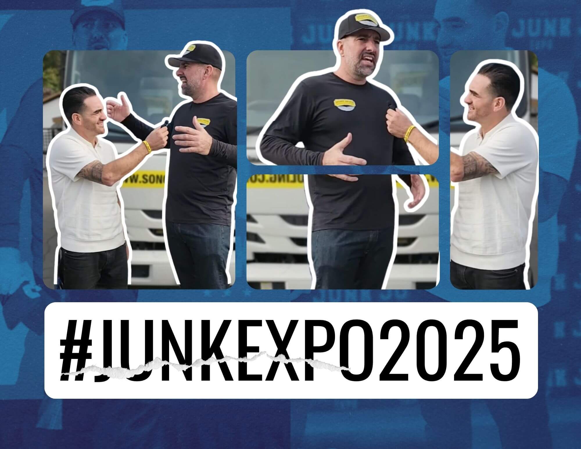 Bay Hauling booth at Junk Expo 2025 showcasing junk removal solutions