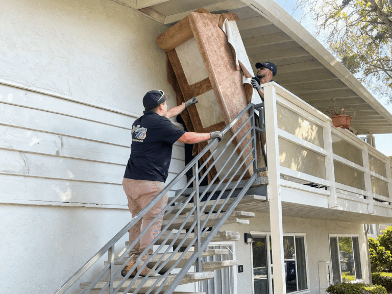 junk removal pleasant hill banner image background