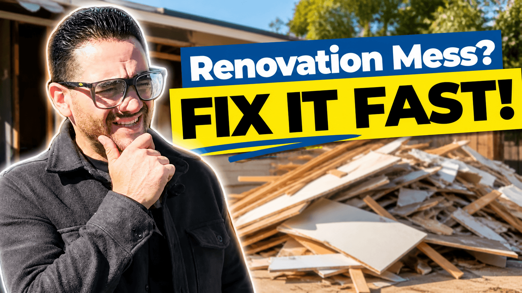construction debris removal bay area thumbnail showing renovation waste cleanup