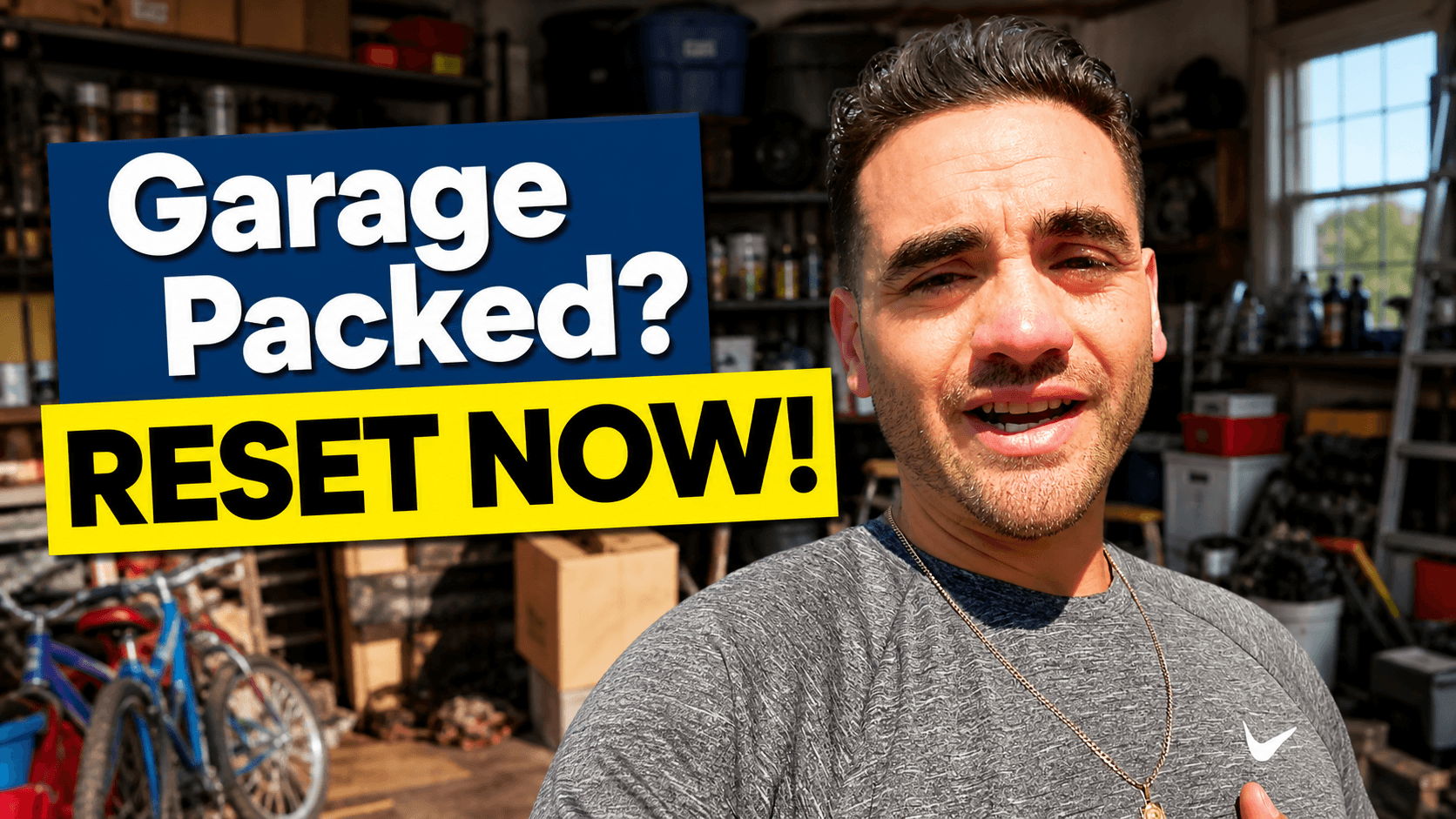 garage cleanout berkeley thumbnail showing cluttered garage being cleared