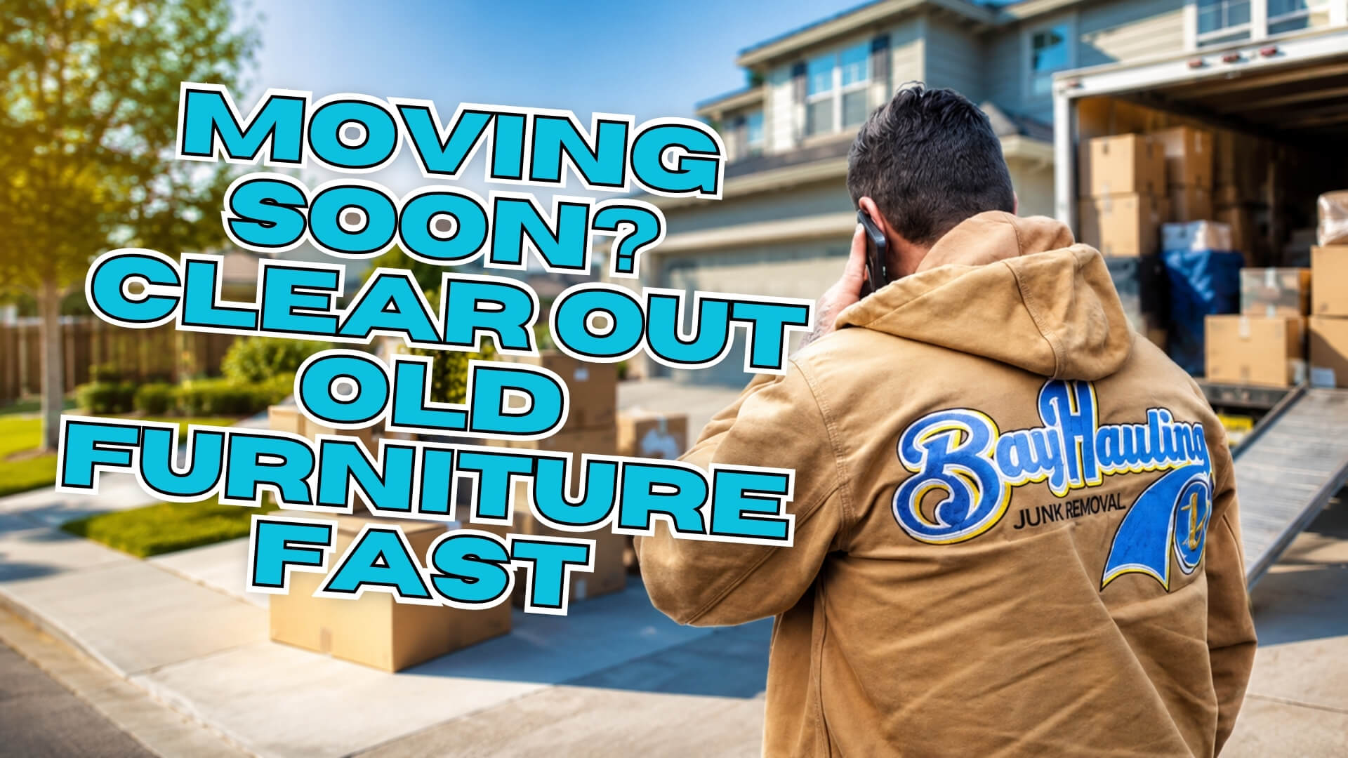 Peak Moving Season Furniture Removal service removing unwanted furniture from a Berkeley home before moving day