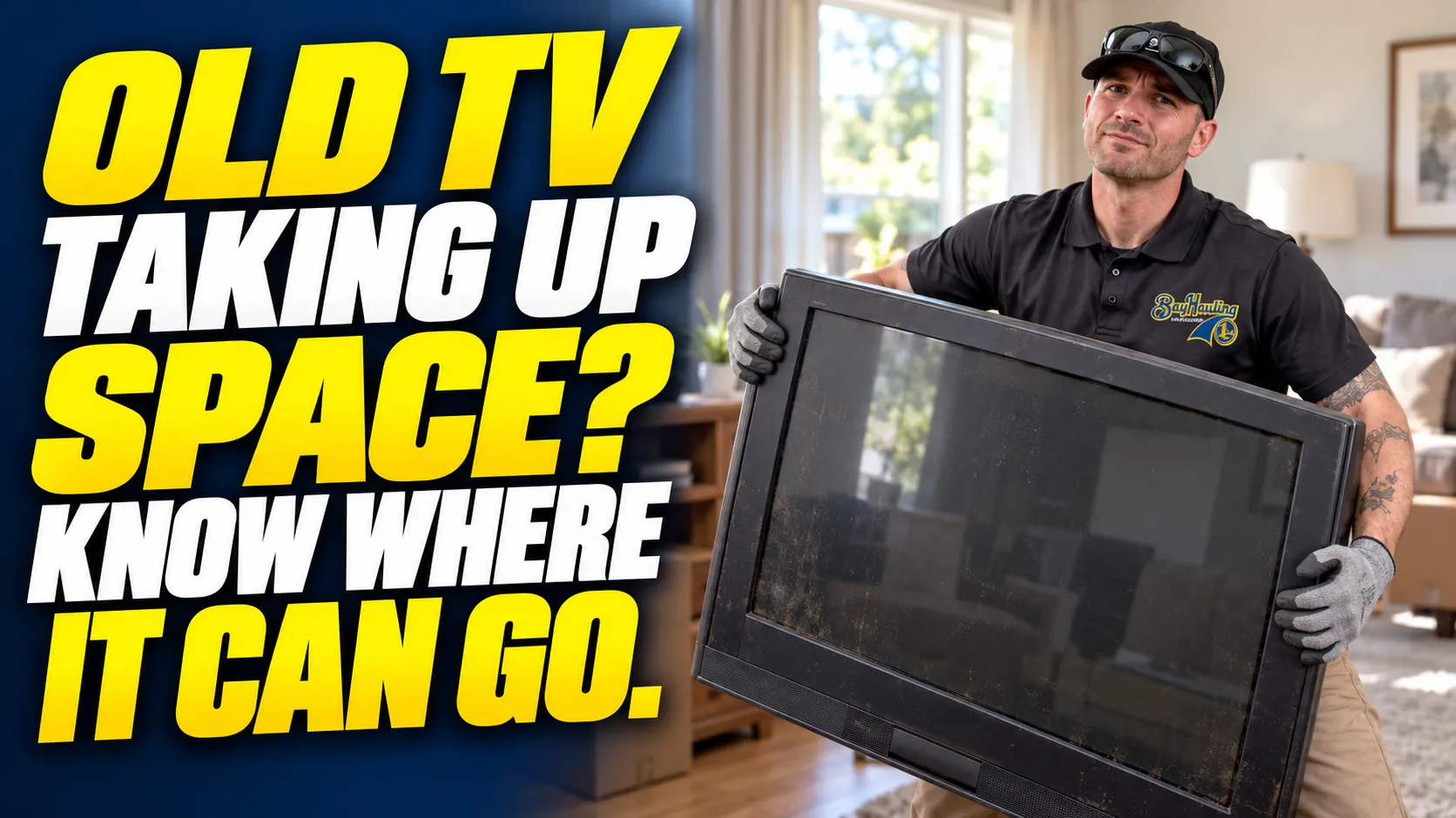 How to dispose of an old TV in the Bay Area through electronics recycling and proper disposal