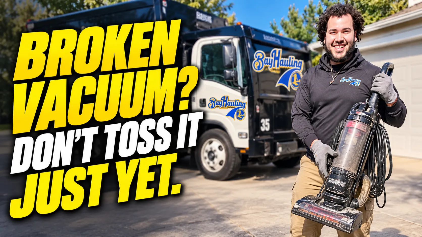 How to dispose of an old vacuum cleaner through recycling, donation, or junk removal