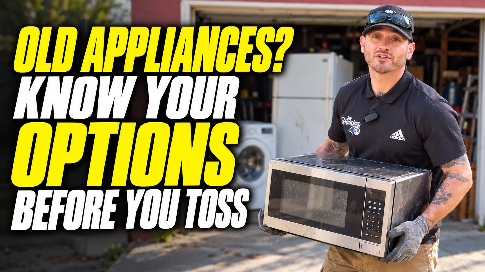 Appliance removal of unwanted refrigerators, washing machines, and household appliances