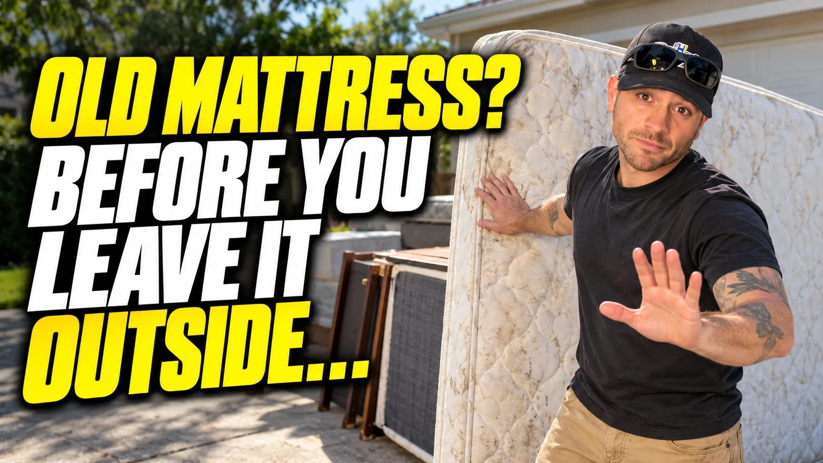 How to dispose of an old mattress and bed frame safely and responsibly