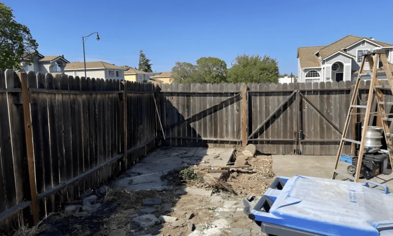Professional fence removal services by Bay Hauling