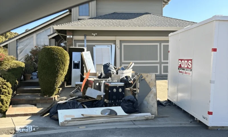 Professional hoarder cleanout services by Bay Hauling